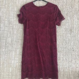 Lulus burgundy dress